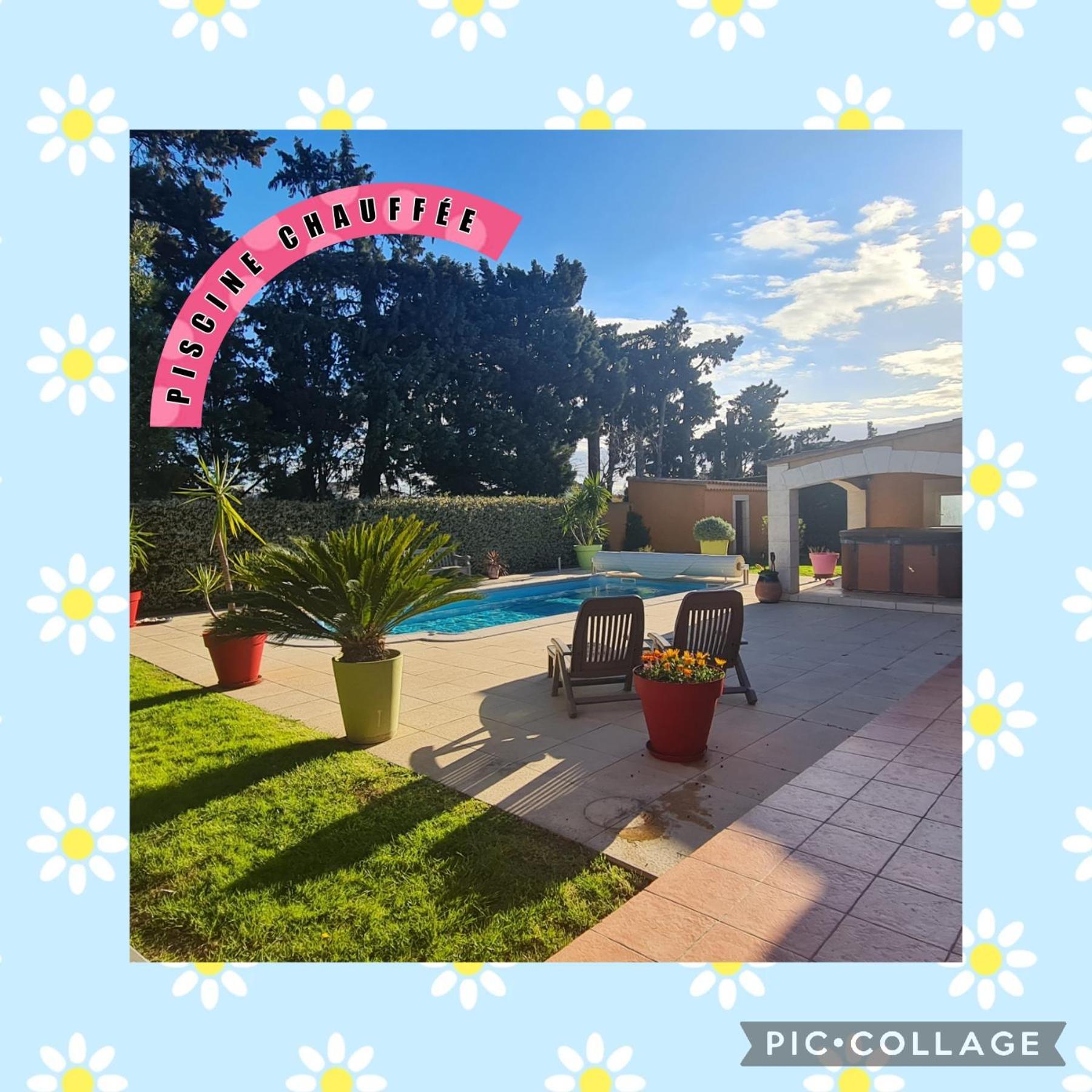 Villa Flamenca - Piscine Chauffee ชาโตเรอนาร์ ภายนอก รูปภาพ